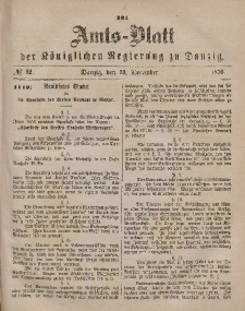 Amts-Blatt der Königlichen Regierung zu Danzig, 23. Dezember 1876, Nr. 52