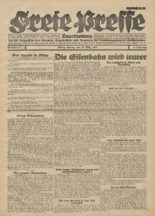 Freie Presse, Nr. 77 Freitag 30. März 1928 4. Jahrgang