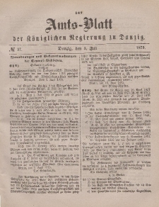 Amts-Blatt der Königlichen Regierung zu Danzig, 3. Juli 1875, Nr. 27