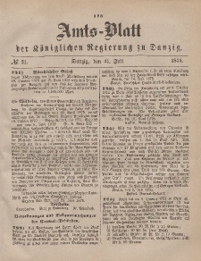 Amts-Blatt der Königlichen Regierung zu Danzig, 31. Juli 1875, Nr. 31