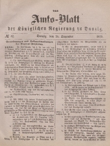 Amts-Blatt der Königlichen Regierung zu Danzig, 25. Dezember 1875, Nr. 52