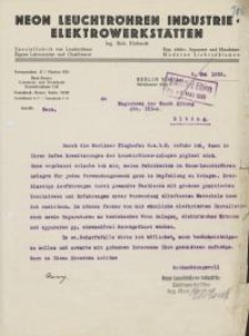 Neon Leuchtröhren Industrie-Elektrowerkstätten