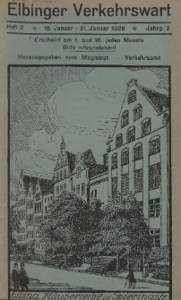 Elbinger Verkehrswart, Heft 2, 16. Januar - 31. Januar 1928, 2 Jahrg.