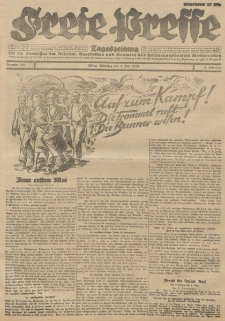 Freie Presse, Nr. 101 Dienstag 1. Mai 1928 4. Jahrgang