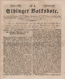 Elbinger Volksbote, Nr. 9, Freitag 5 Mai 1848, 1 Jahrg.