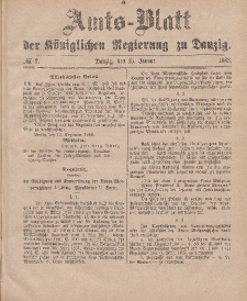 Amts-Blatt der Königlichen Regierung zu Danzig, 13. Januar 1883, Nr. 2