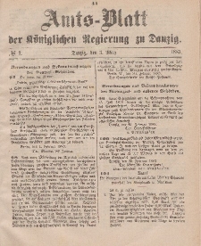 Amts-Blatt der Königlichen Regierung zu Danzig, 3. März 1883, Nr. 9