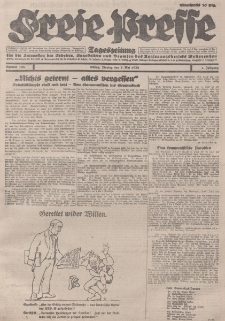 Freie Presse, Nr. 106 Montag 7. Mai 1928 4. Jahrgang
