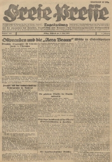 Freie Presse, Nr. 108 Mittwoch 9. Mai 1928 4. Jahrgang