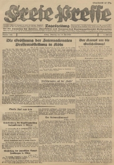 Freie Presse, Nr. 113 Dienstag 15. Mai 1928 4. Jahrgang