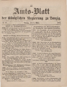 Amts-Blatt der Königlichen Regierung zu Danzig, 8. März 1884, Nr. 10
