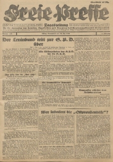 Freie Presse, Nr. 116 Sonnabend 19. Mai 1928 4. Jahrgang