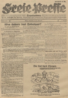 Freie Presse, Nr. 120 Donnerstag 24. Mai 1928 4. Jahrgang