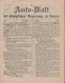 Amts-Blatt der Königlichen Regierung zu Danzig, 31. Januar 1885, Nr. 5
