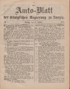Amts-Blatt der Königlichen Regierung zu Danzig, 31. Januar 1885, Nr. 5