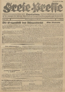 Freie Presse, Nr. 122 Sonnabend 26. Mai 1928 4. Jahrgang