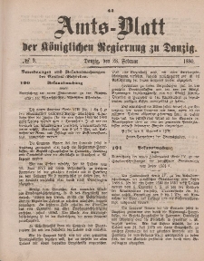 Amts-Blatt der Königlichen Regierung zu Danzig, 28. Februar 1880, Nr. 9