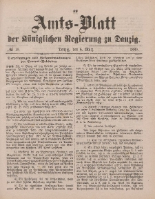 Amts-Blatt der Königlichen Regierung zu Danzig, 6. März 1880, Nr. 10