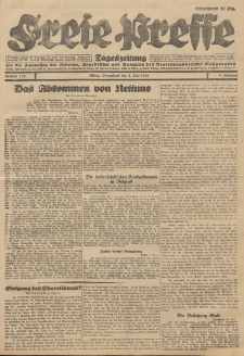 Freie Presse, Nr. 127 Sonnabend 2. Juni 1928 4. Jahrgang