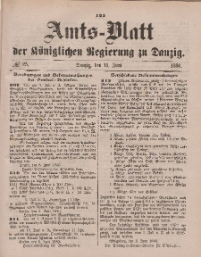 Amts-Blatt der Königlichen Regierung zu Danzig, 19. Juni 1880, Nr. 25