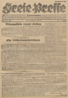 Freie Presse, Nr. 129 Dienstag 5. Juni 1928 4. Jahrgang