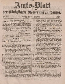 Amts-Blatt der Königlichen Regierung zu Danzig, 11. Dezember 1880, Nr. 50