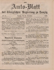 Amts-Blatt der Königlichen Regierung zu Danzig, 25. Dezember 1880, Nr. 52