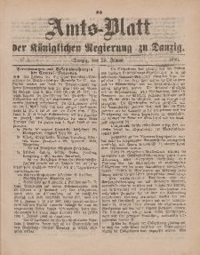 Amts-Blatt der Königlichen Regierung zu Danzig, 30. Januar 1886, Nr. 5