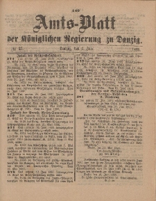 Amts-Blatt der Königlichen Regierung zu Danzig, 3. Juli 1886, Nr. 27