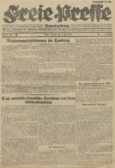 Freie Presse, Nr. 135 Dienstag 12. Juni 1928 4. Jahrgang