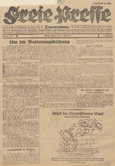 Freie Presse, Nr. 140 Montag 18. Juni 1928 4. Jahrgang