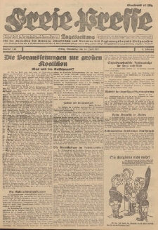 Freie Presse, Nr. 143 Donnerstag 21. Juni 1928 4. Jahrgang