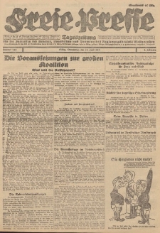 Freie Presse, Nr. 143 Donnerstag 21. Juni 1928 4. Jahrgang