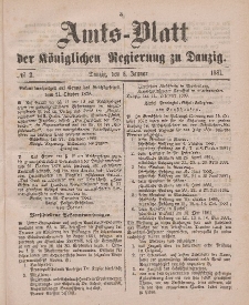 Amts-Blatt der Königlichen Regierung zu Danzig, 8. Januar 1881, Nr. 2