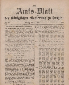 Amts-Blatt der Königlichen Regierung zu Danzig, 4. Juni 1881, Nr. 23