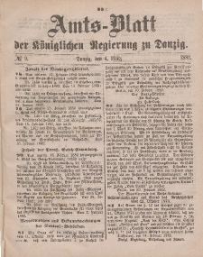 Amts-Blatt der Königlichen Regierung zu Danzig, 4. März 1882, Nr. 9