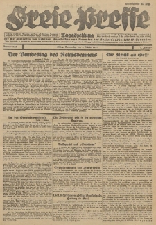 Freie Presse, Nr. 233 Donnerstag 4. Oktober 1928 4. Jahrgang