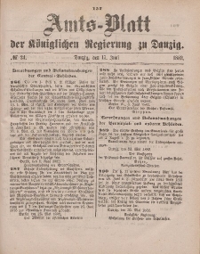 Amts-Blatt der Königlichen Regierung zu Danzig, 17. Juni 1882, Nr. 24