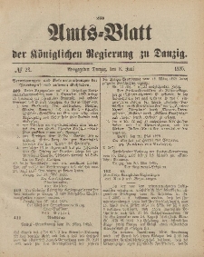 Amts-Blatt der Königlichen Regierung zu Danzig, 8. Juni 1895, Nr. 23