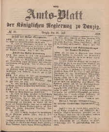 Amts-Blatt der Königlichen Regierung zu Danzig, 26. Juli 1890, Nr. 30