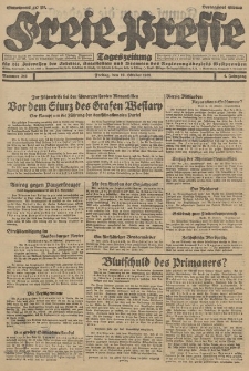Freie Presse, Nr. 246 Freitag 19. Oktober 1928 4. Jahrgang