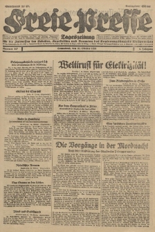 Freie Presse, Nr. 247 Sonnabend 20. Oktober 1928 4. Jahrgang