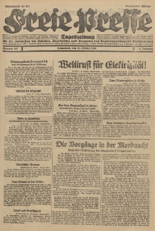 Freie Presse, Nr. 247 Sonnabend 20. Oktober 1928 4. Jahrgang