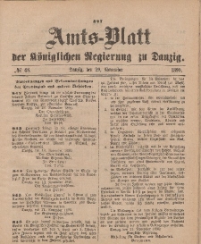 Amts-Blatt der Königlichen Regierung zu Danzig, 29. November 1890, Nr. 48