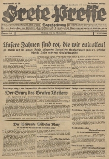 Freie Presse, Nr. 248 Montag 22. Oktober 1928 4. Jahrgang