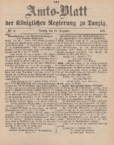 Amts-Blatt der Königlichen Regierung zu Danzig, 19. Dezember 1891, Nr. 51