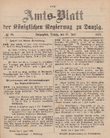 Amts-Blatt der Königlichen Regierung zu Danzig, 18. Juni 1892, Nr. 25