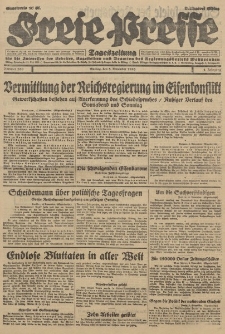 Freie Presse, Nr. 260 Montag 5. November 1928 4. Jahrgang