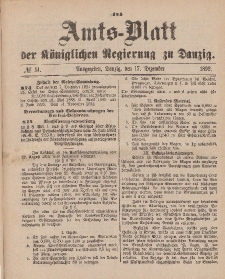 Amts-Blatt der Königlichen Regierung zu Danzig, 17. Dezember 1892, Nr. 51