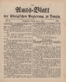Amts-Blatt der Königlichen Regierung zu Danzig, 5. Juni 1897, Nr. 23